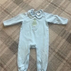 Light Blue Kids One Piece with Tree Design